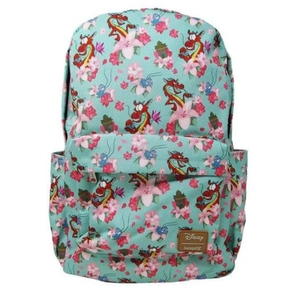 Loungefly Mulan Mushu and Cri-Kee Nylon Backpack “Rare” NWT